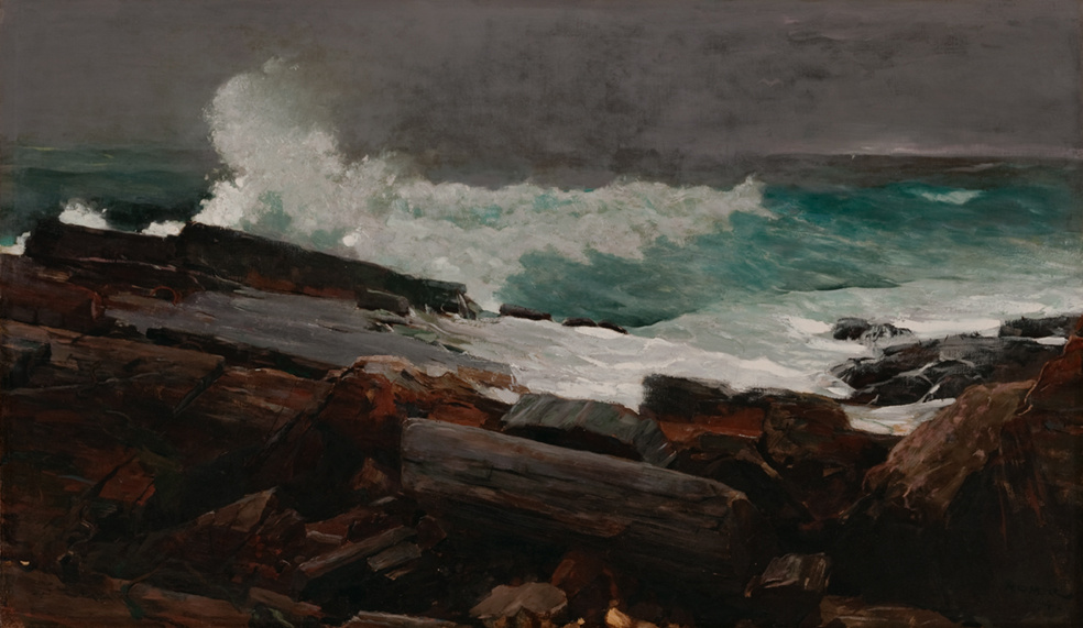 Winslow Homer. The wreckage after the storm