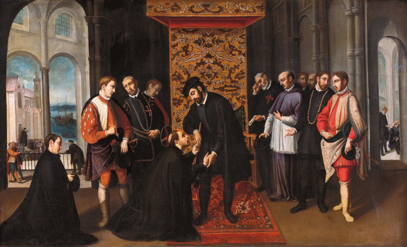 Andre Reinosa. St. Francis Xavier says goodbye to king joão III