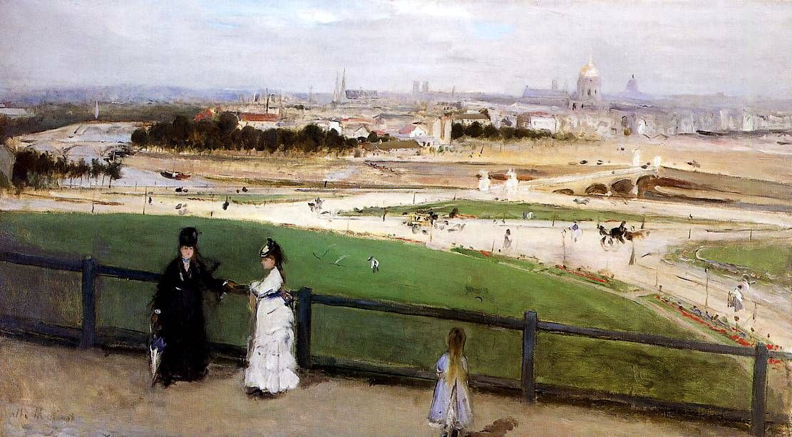 Berthe Morisot. View of Paris from the Trocadéro