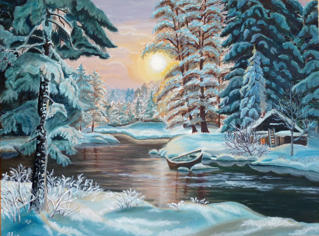 Margo Danilenko. Winterlandschaft