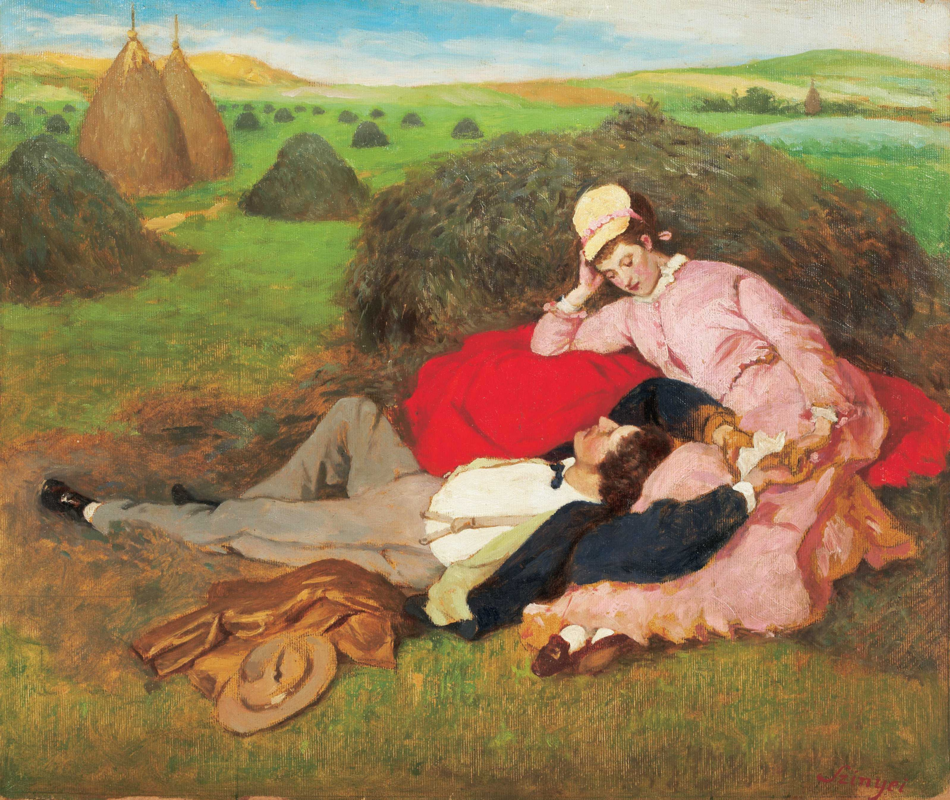 Buy digital version: Lovers by Pál Szinyei Merse, Budapest | Arthive