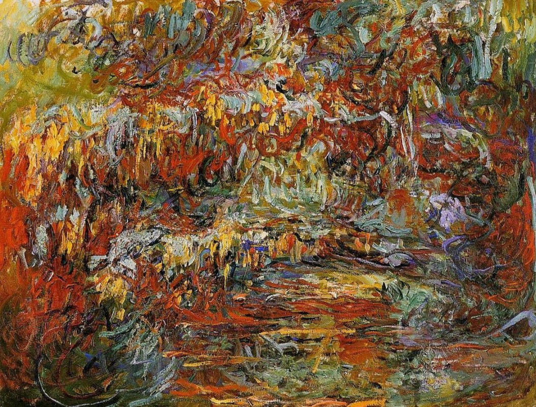 Claude Monet. Japanese bridge in Giverny