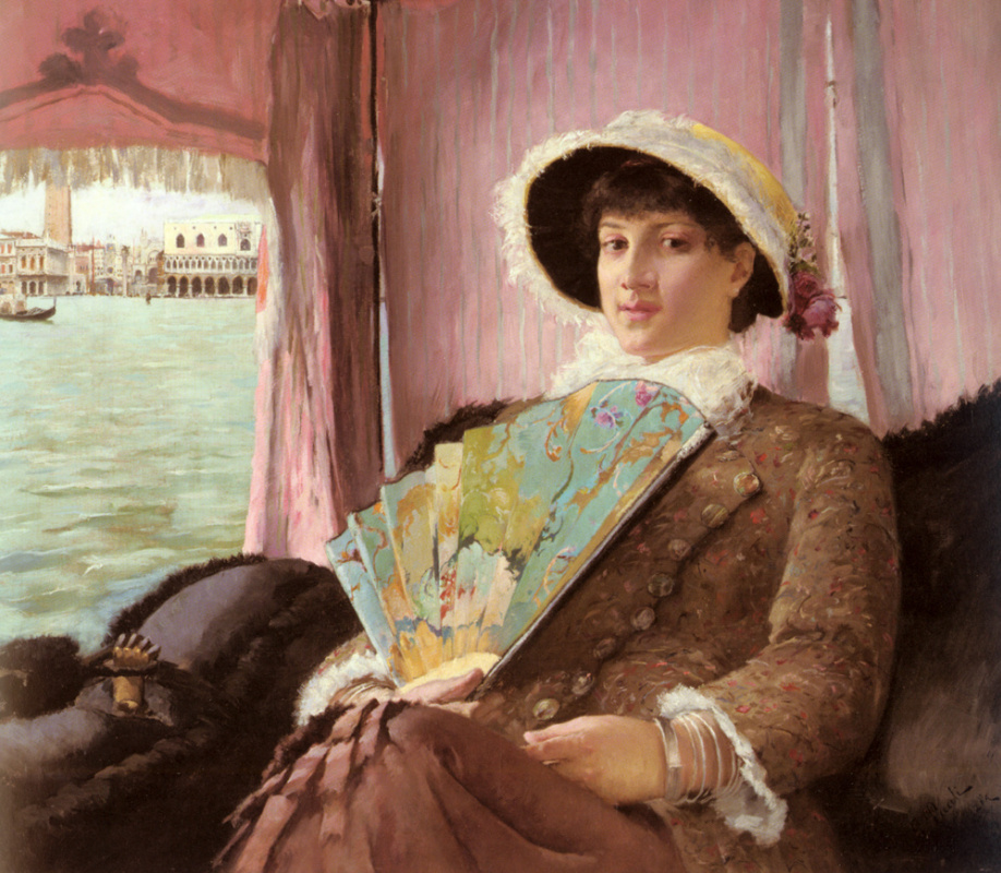 Georg Pauli. The girl in the gondola