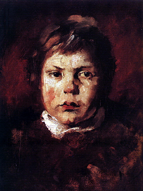 Frank Duenek. Portrait of a boy