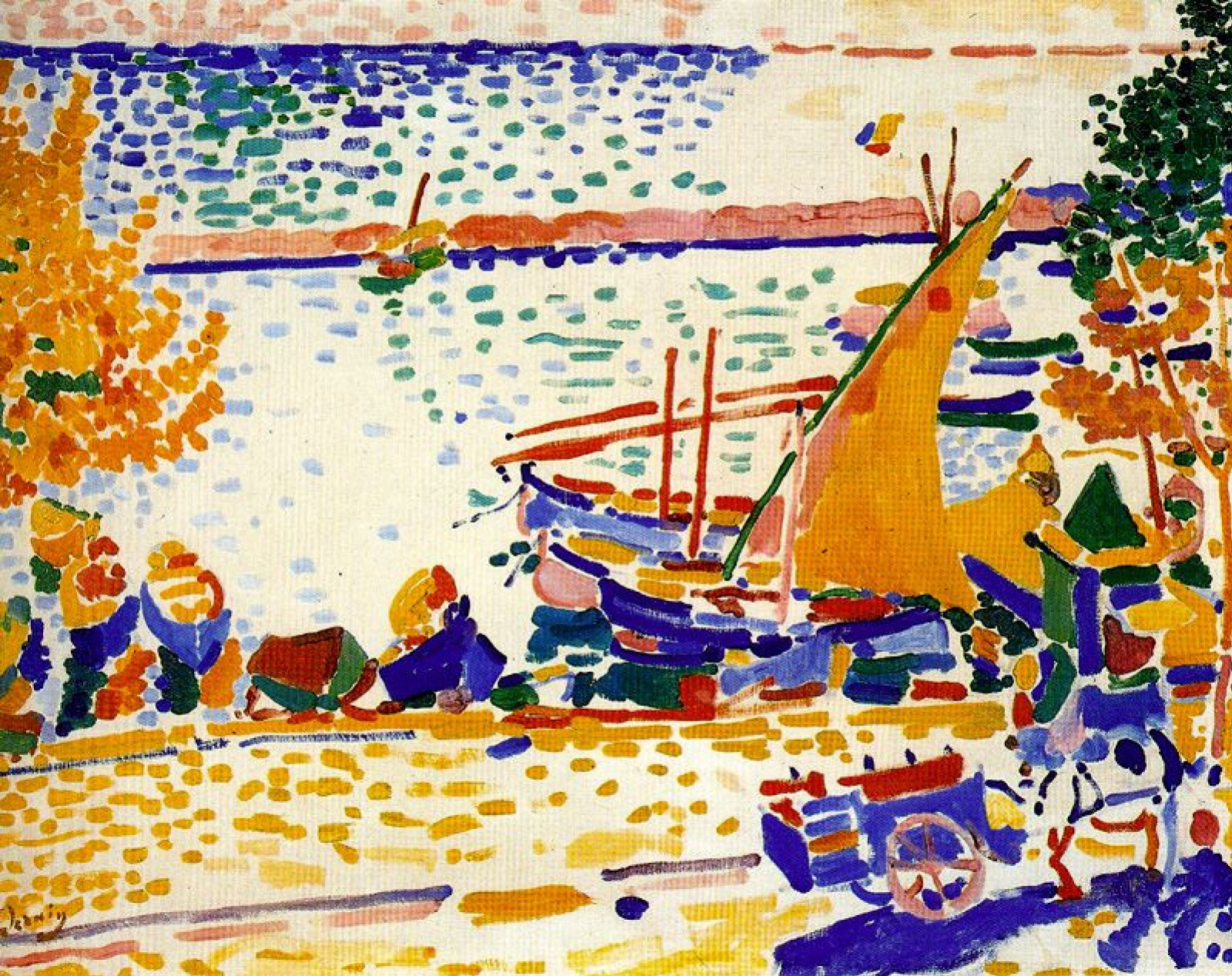 The Port Of Collioure, 1905, 91×72 cm by Andre Derain: History