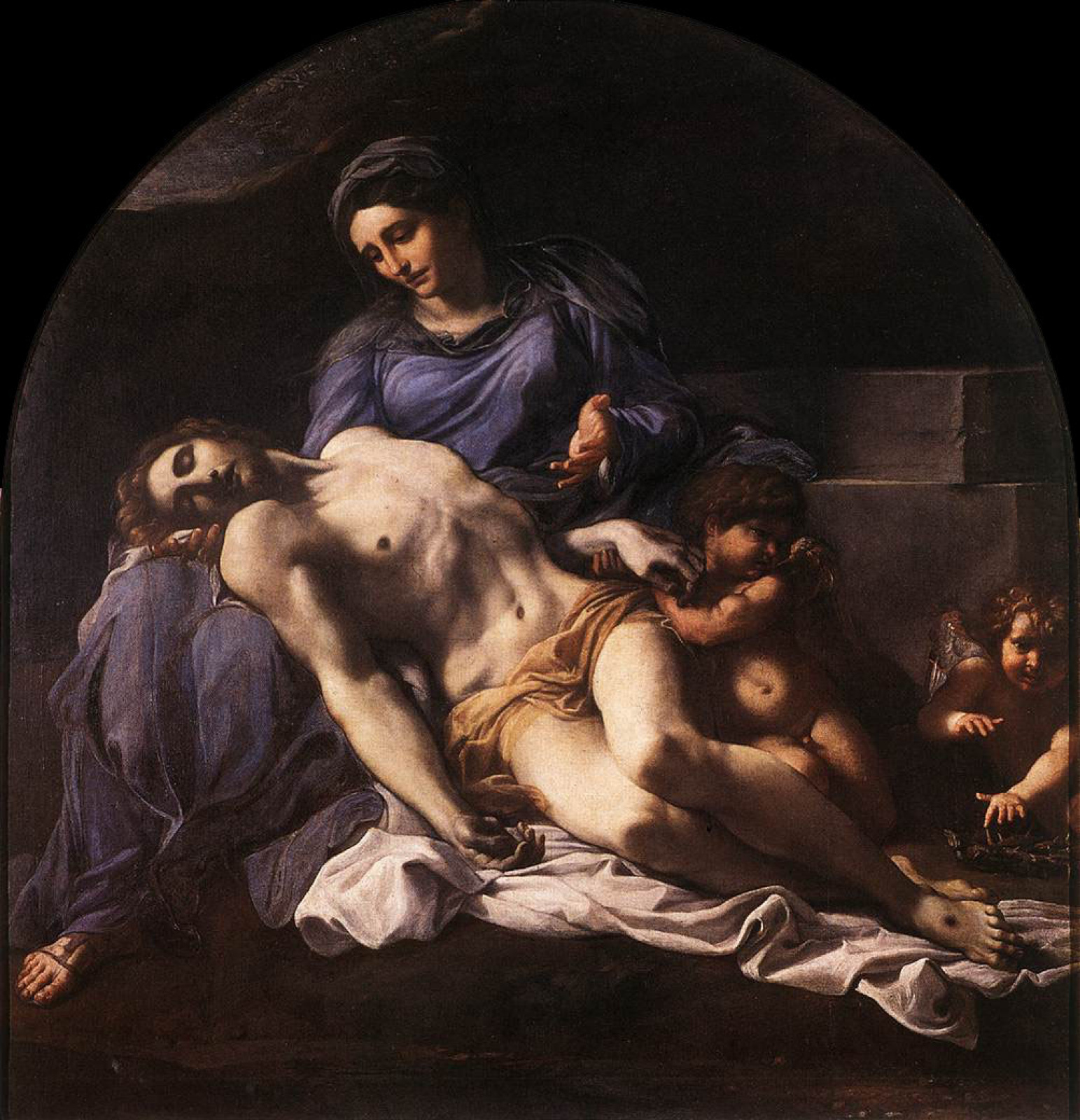 Pieta 1600 by Annibale Carracci History Analysis Facts Arthive