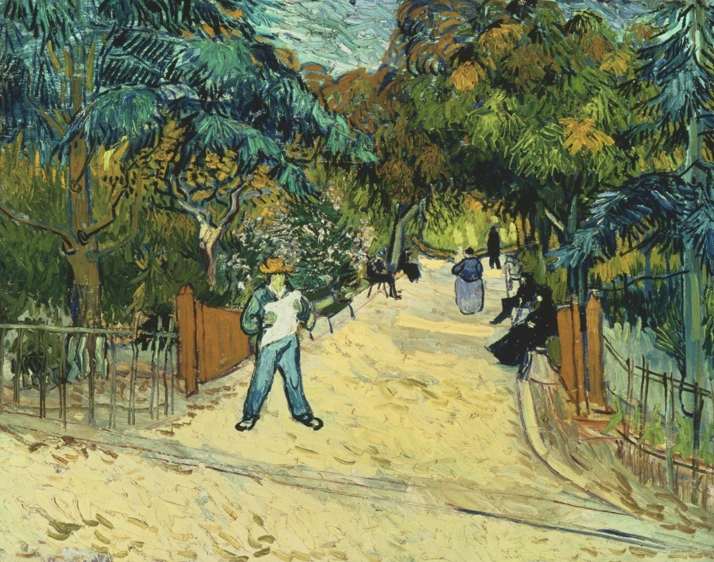 Vincent van Gogh. The entrance to the public Park in Arles