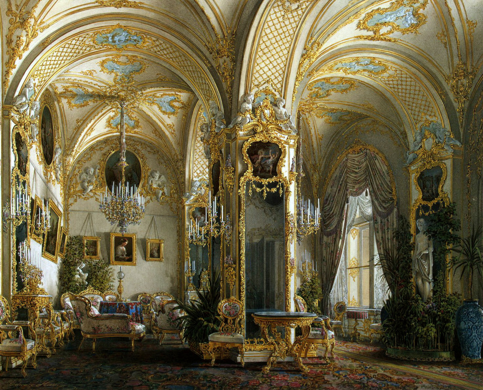 Edward Petrovich Hau. Living in the second Rococo style