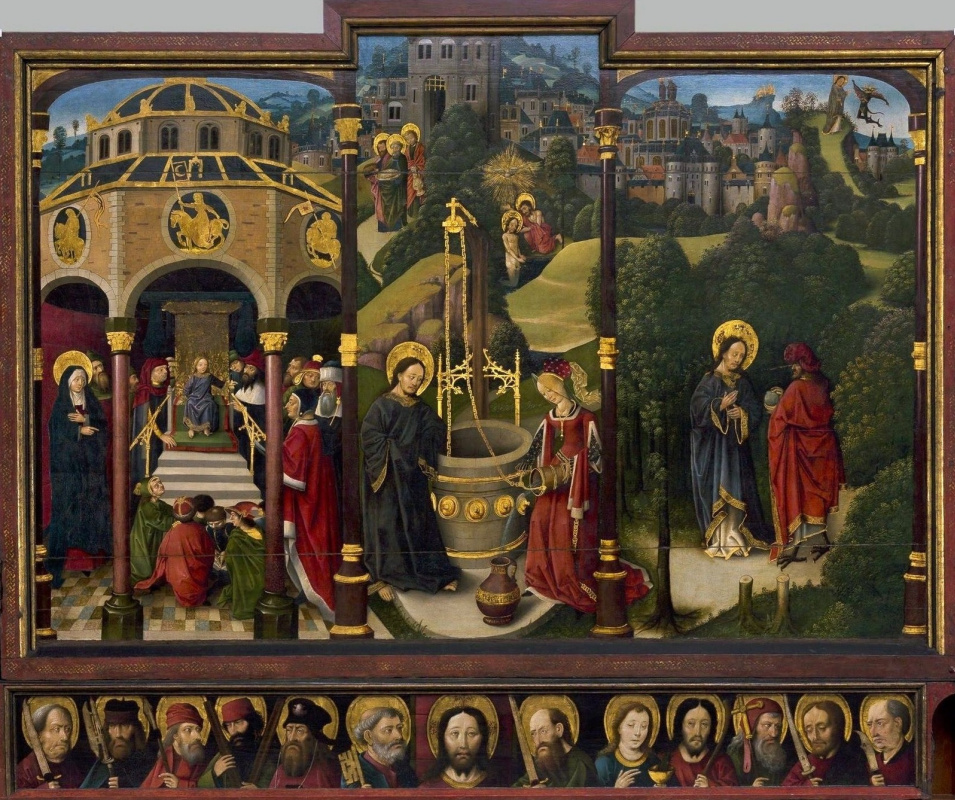 Невідомий художник. Иерусалимский триптих.   1497-1500   центральная панель