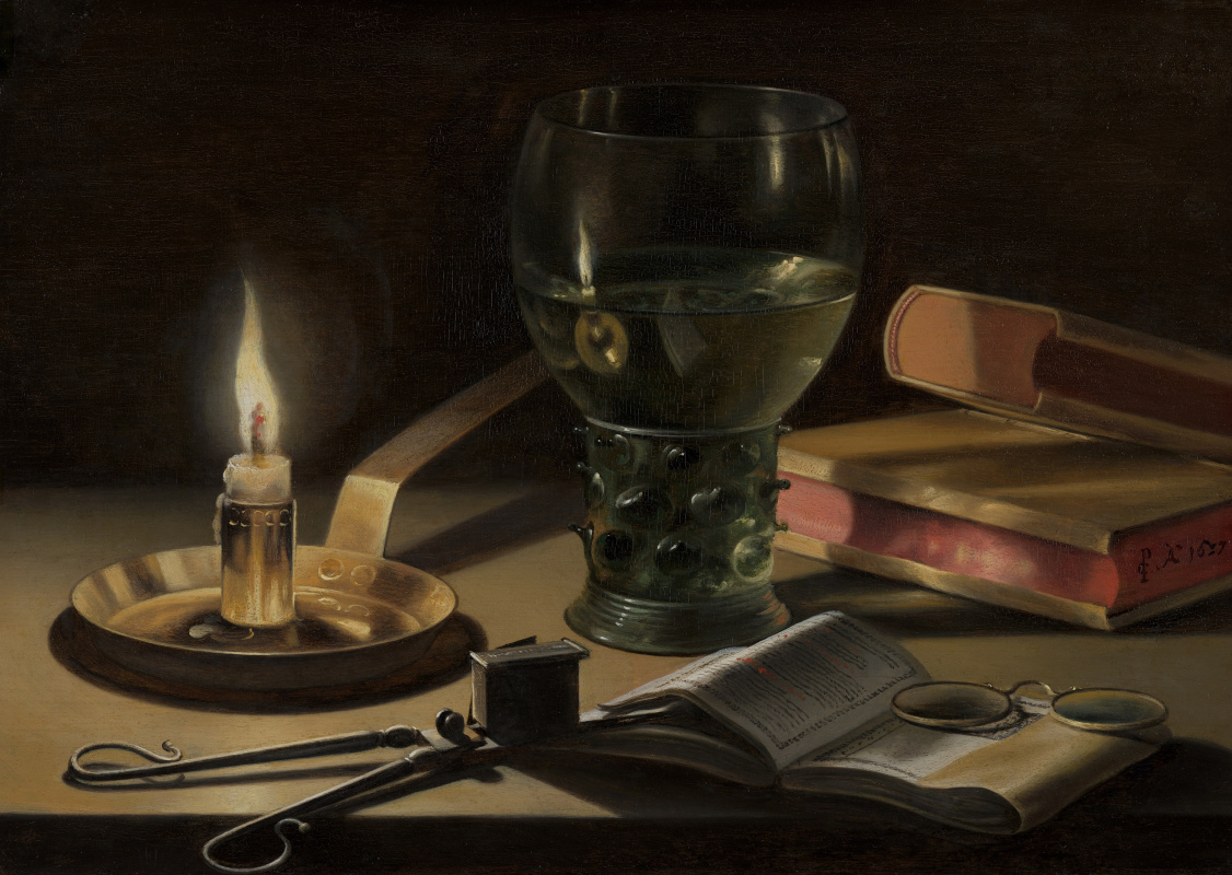 Pieter Claesz. Still life with burning candle