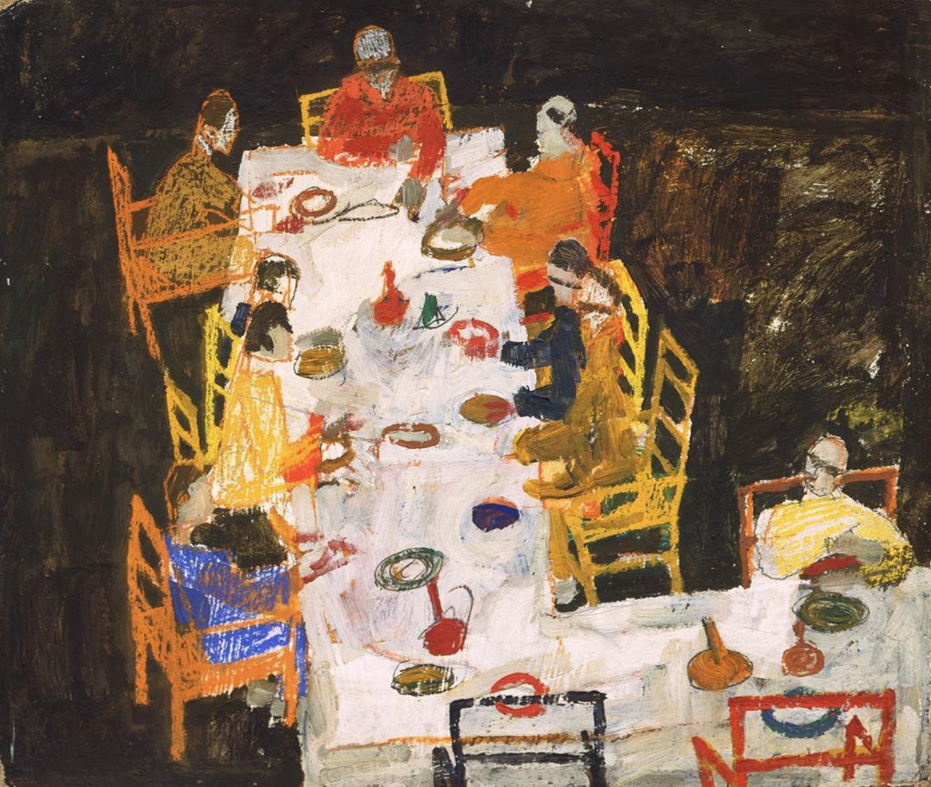 Sketch for a Group Portrait (Friends), 1918 by Egon Schiele