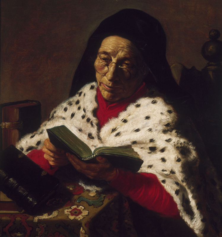 Jan Lievens. Elderly woman reading