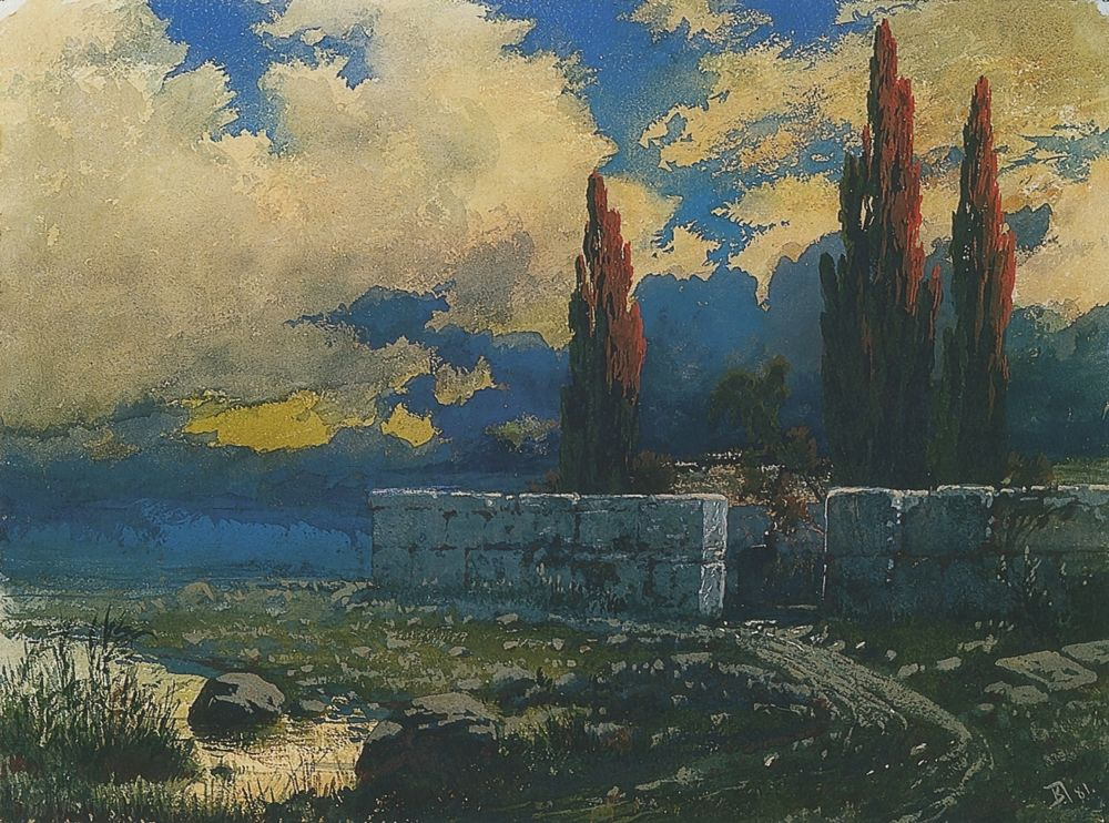 Vasily Dmitrievich Polenov. The middle East landscape