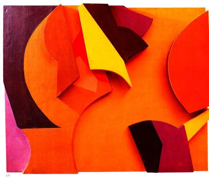 Hans Arp. Abstract composition