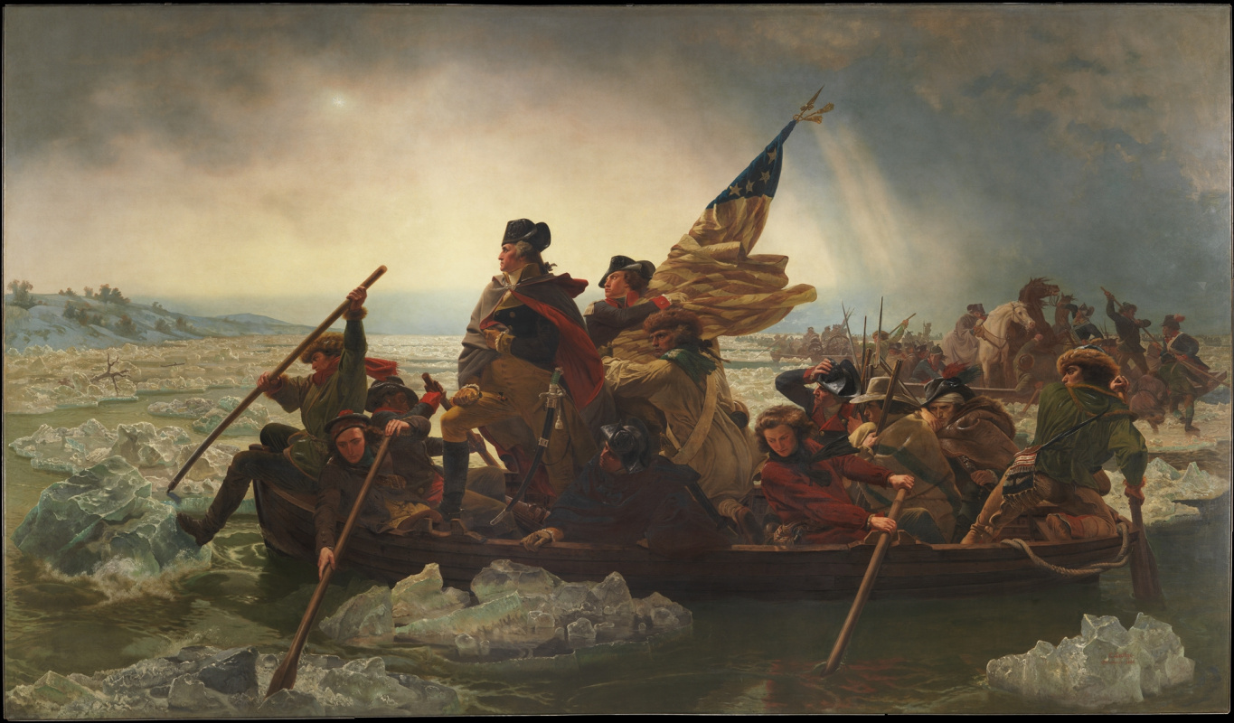 Emanuel Gottlieb Loicze. Washington Crossing the Delaware