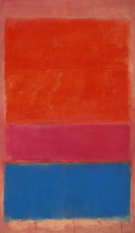Rothko Mark.  No. 1 (Royal red and blue)