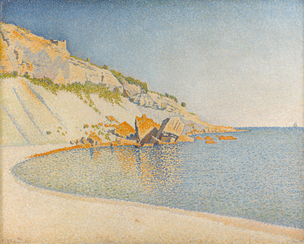Paul Signac. Bay Lombard in the vicinity of Cassis
