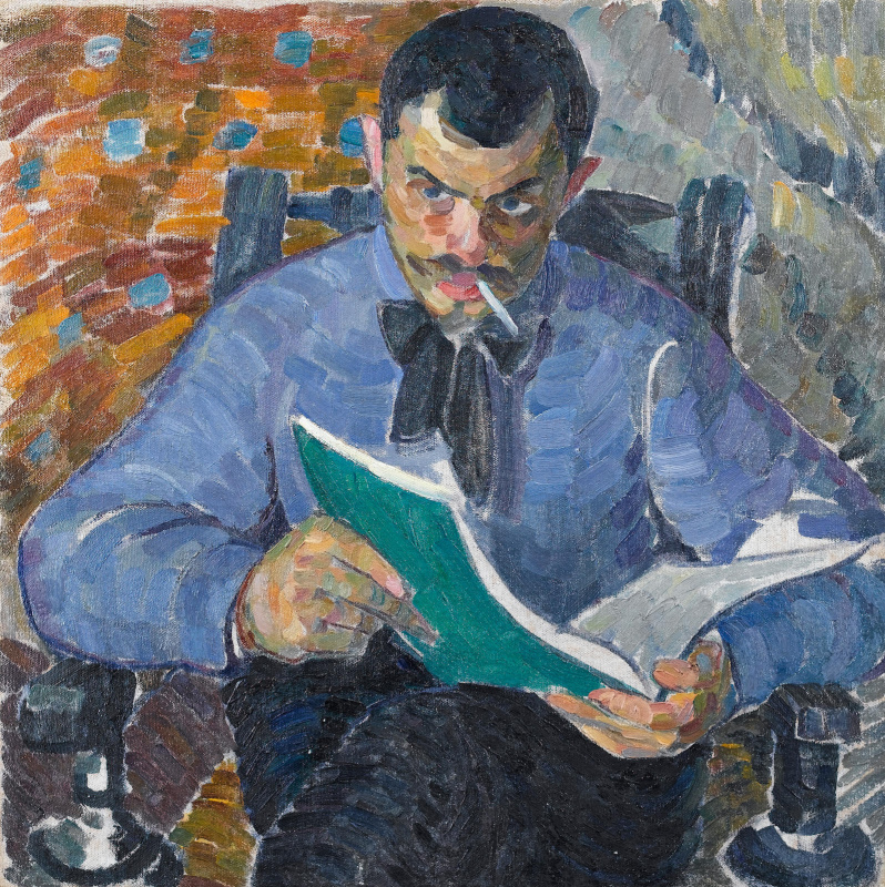 Alexander Konstantinovich Bogomazov. Portrait of the artist Burdanov