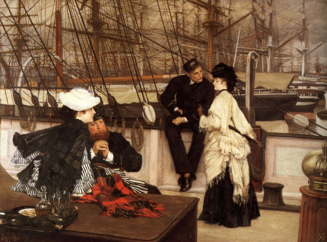 James Tissot. Captain and assistant