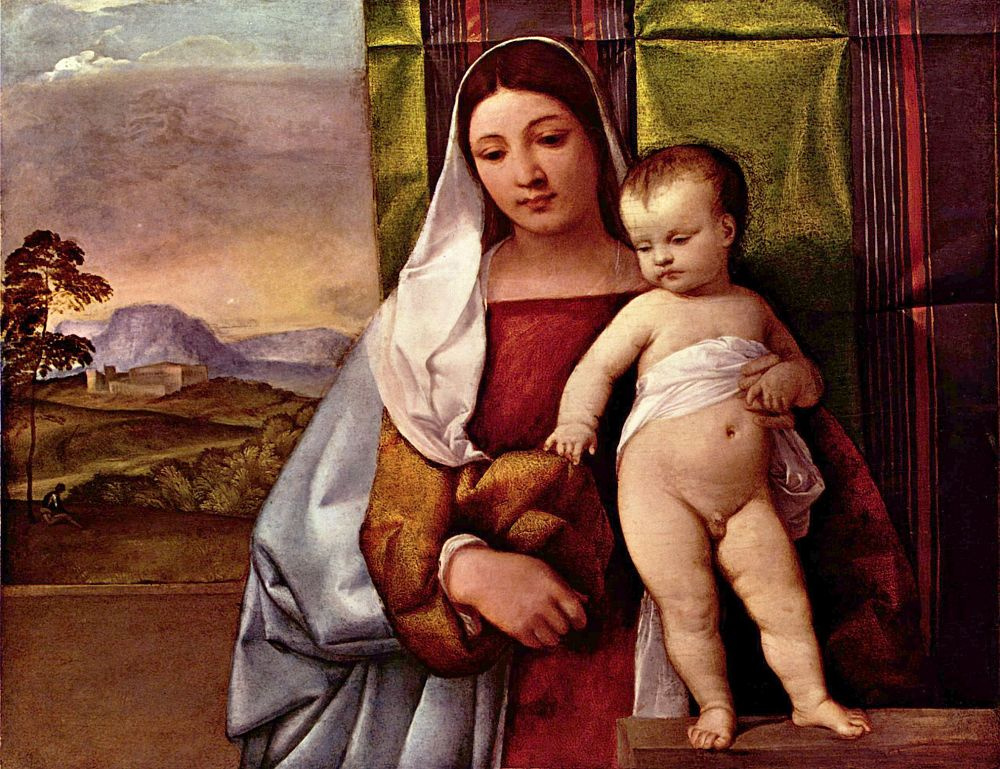 Madonna and child (Gypsy Madonna)