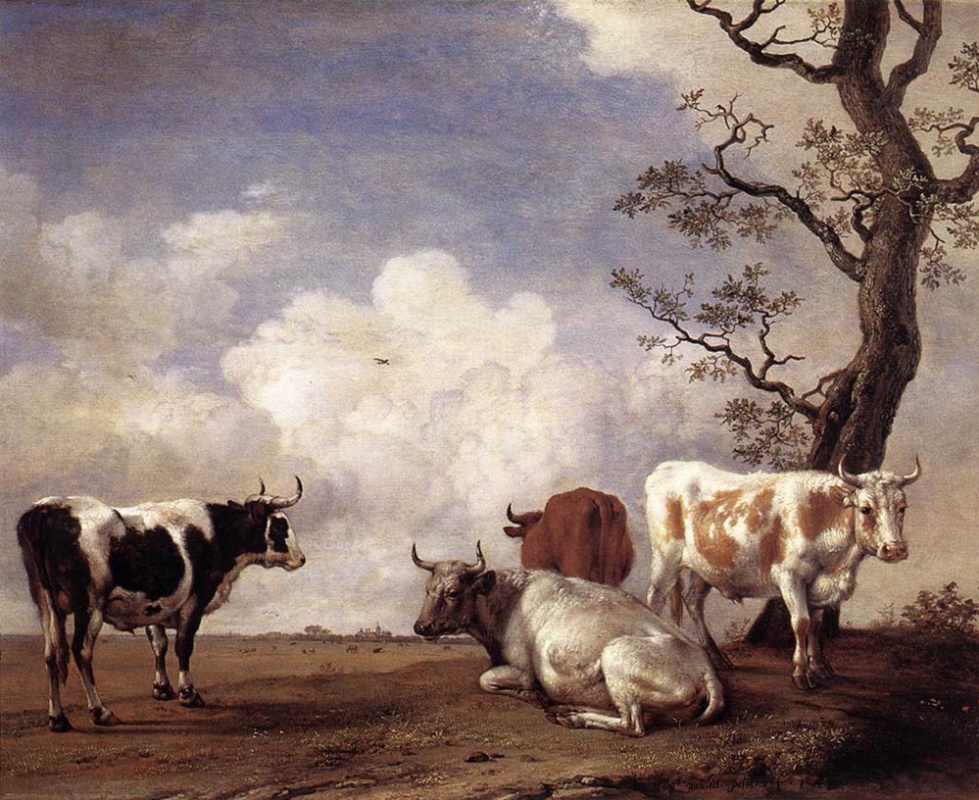 Paulus Potter. Cows