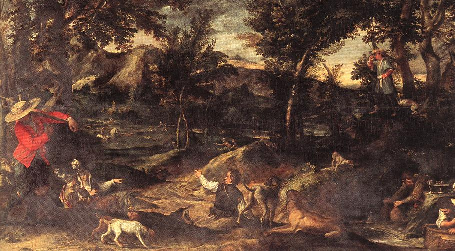 Annibale Carracci. Hunting