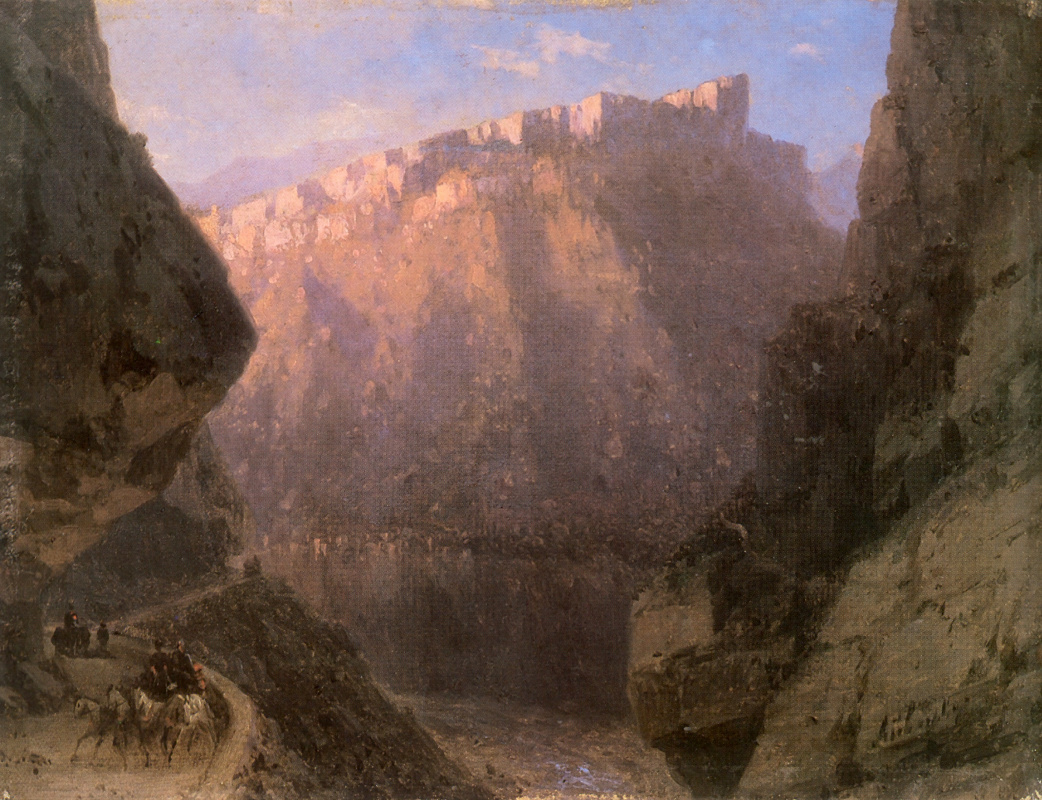 Ivan Aivazovsky. Dariali gorge