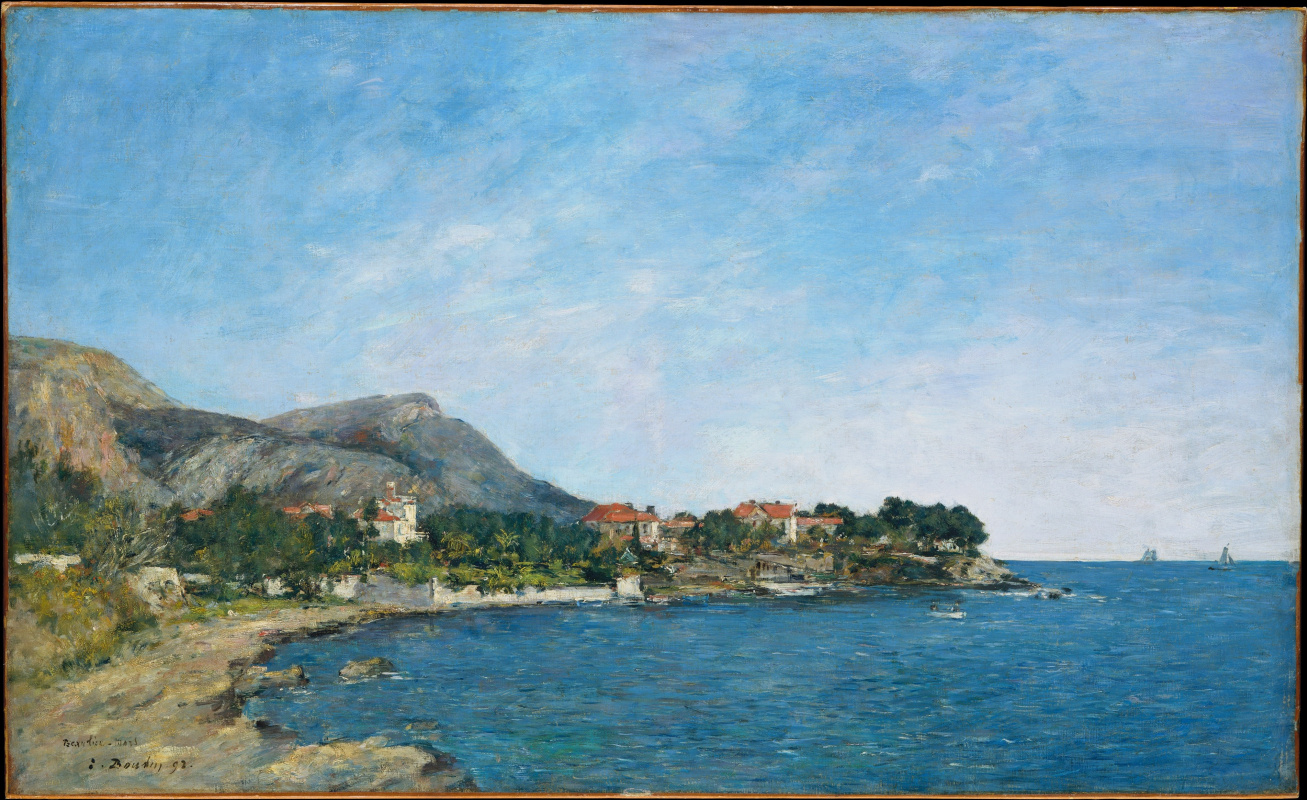 Eugene Boudin. Beaulieu: The Bay of Fourmis