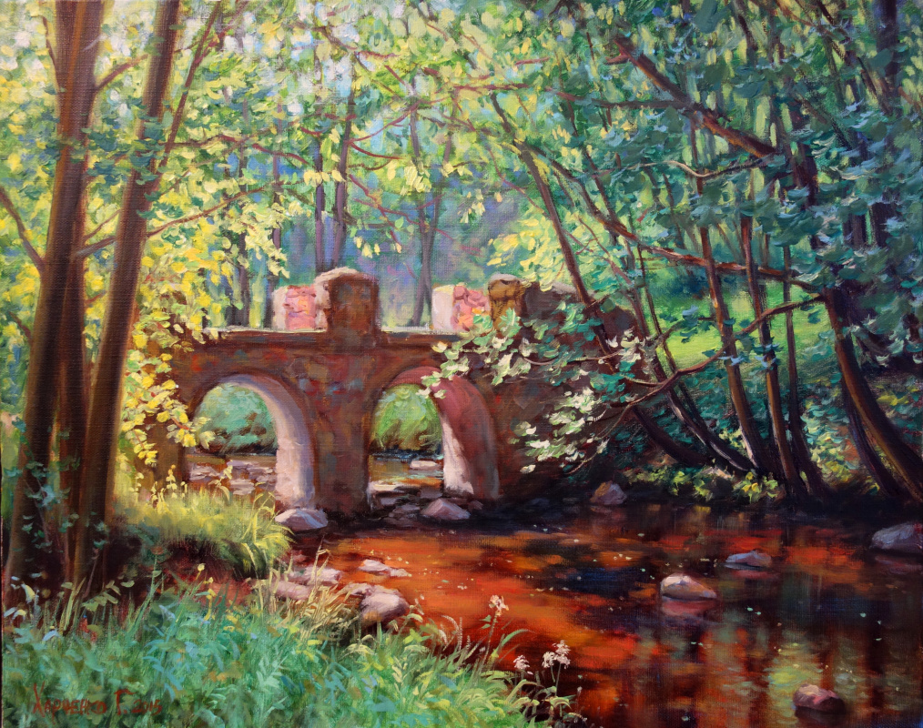 George Kharchenko. The bridge in the Park