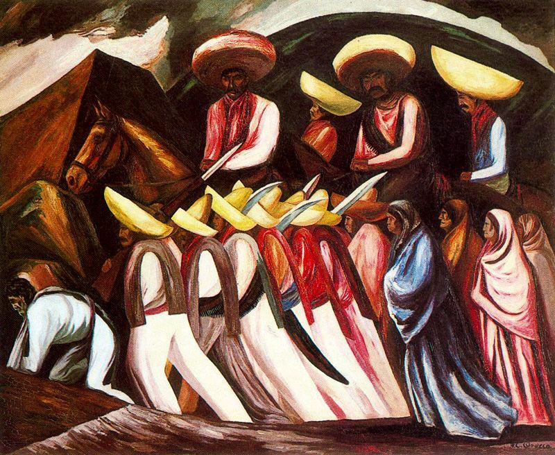 Jose Clemente Orozco. Zapatista March