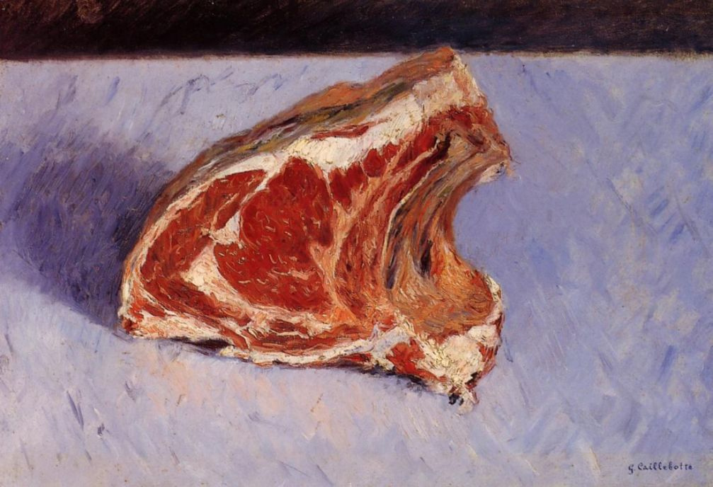 Gustave Caillebotte. Beef ribs