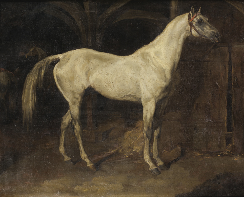 Théodore Géricault. Porträt von Ali, einem von Napoleons Pferden