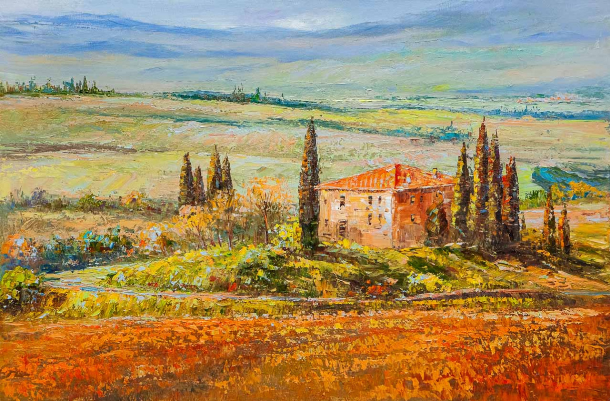 Andrzej Vlodarczyk. Traveling in Tuscany