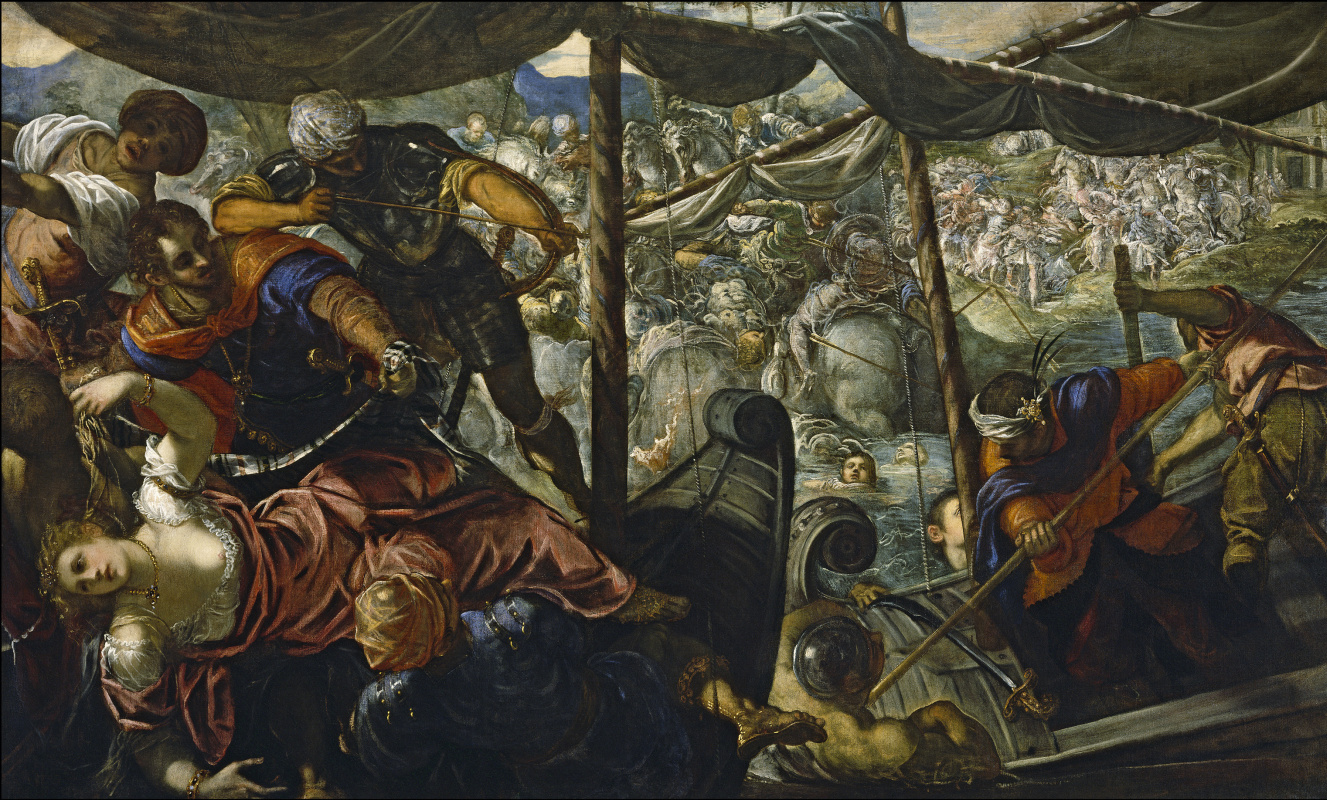 Jacopo (Robusti) Tintoretto. Abduction of Helen