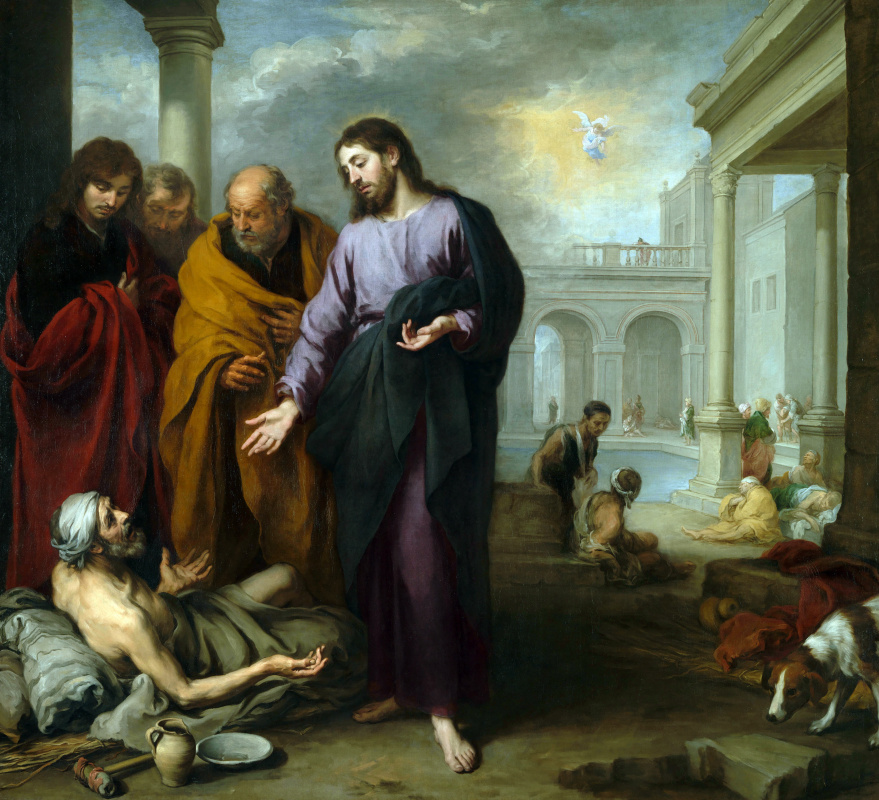 Bartolomé Esteban Murillo. Christ heals a paralytic at the baths