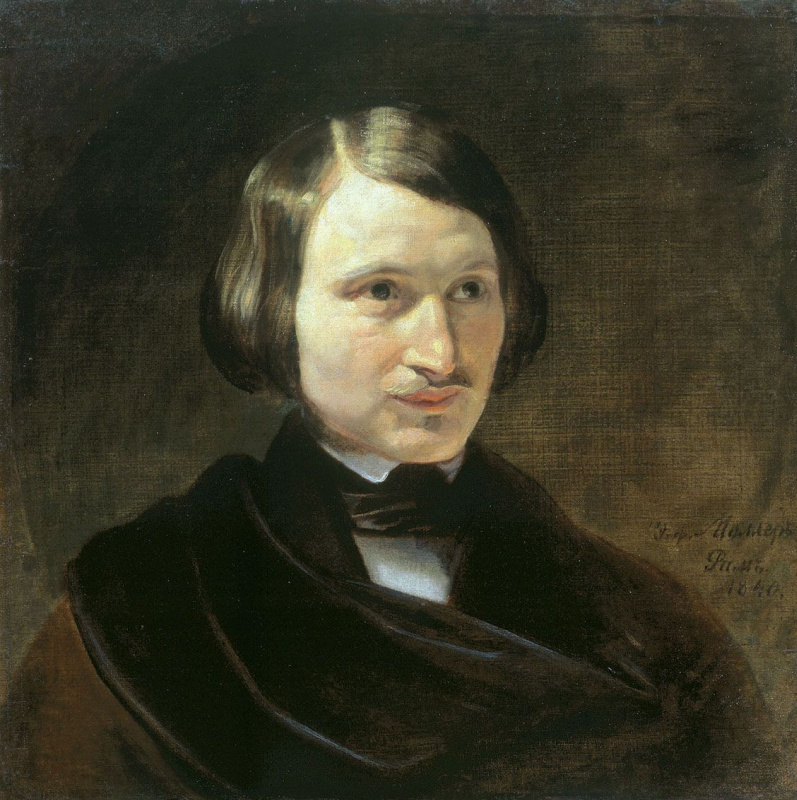 Fedor Antonovich Moller. Portrait Of Nikolai Gogol