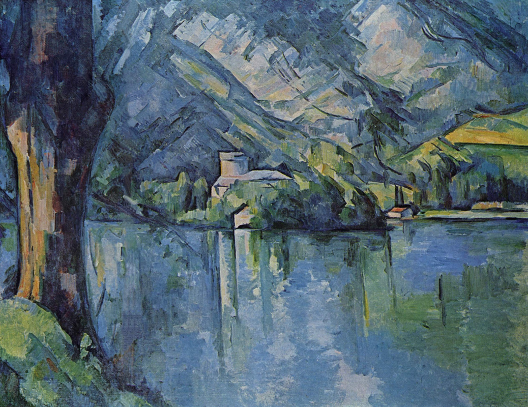Paul Cezanne. The sea in Annecy