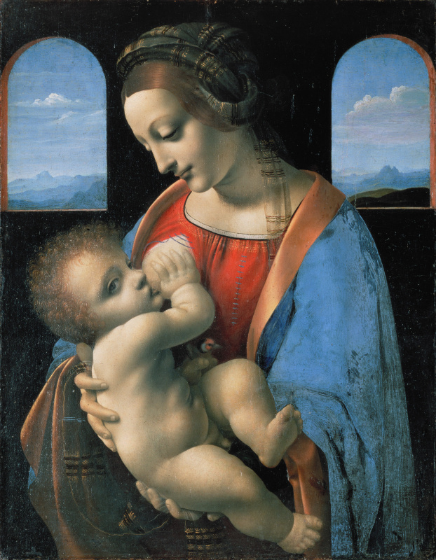 Leonardo da Vinci. Madonna Litta