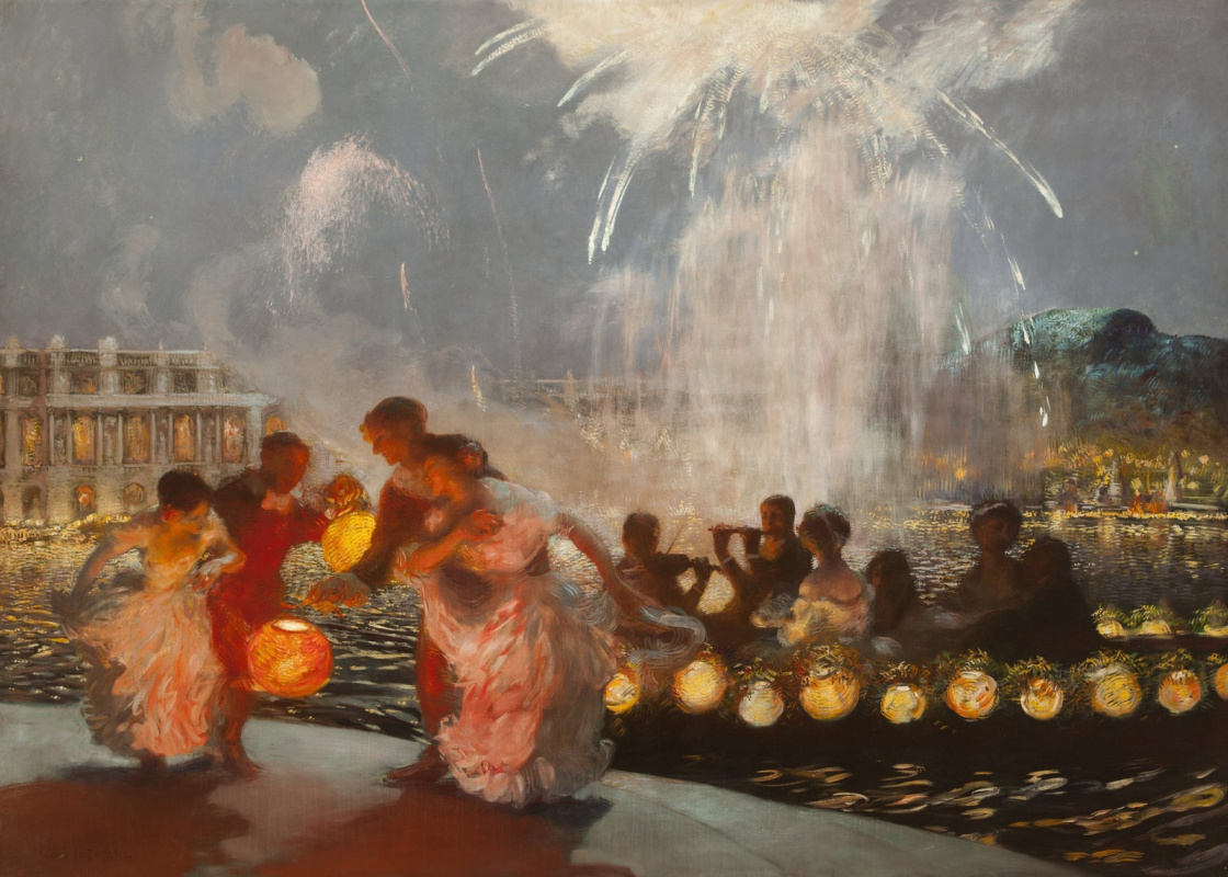 Gaston la Touche France 1854 - 1913. Cheerful festival. 1906