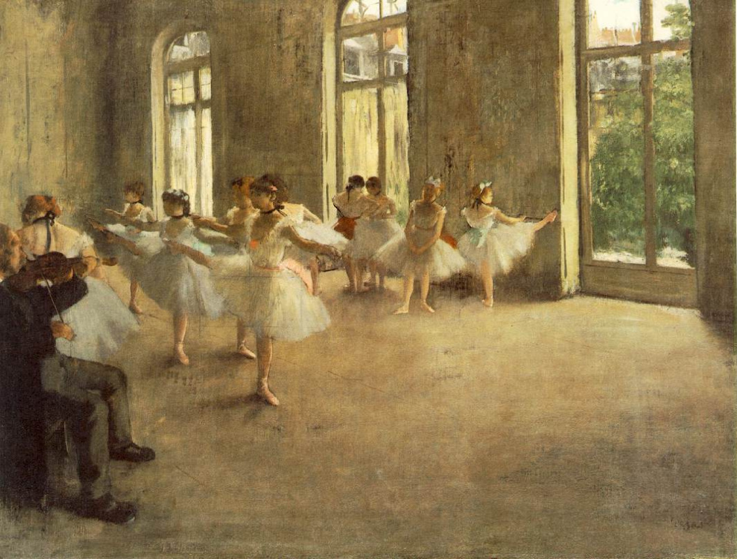 Edgar Degas. Rehearsal