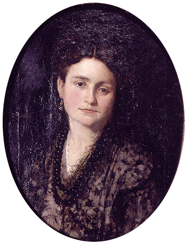 Ignacio Pinazo Kamarlench. Portrait of the artist's wife