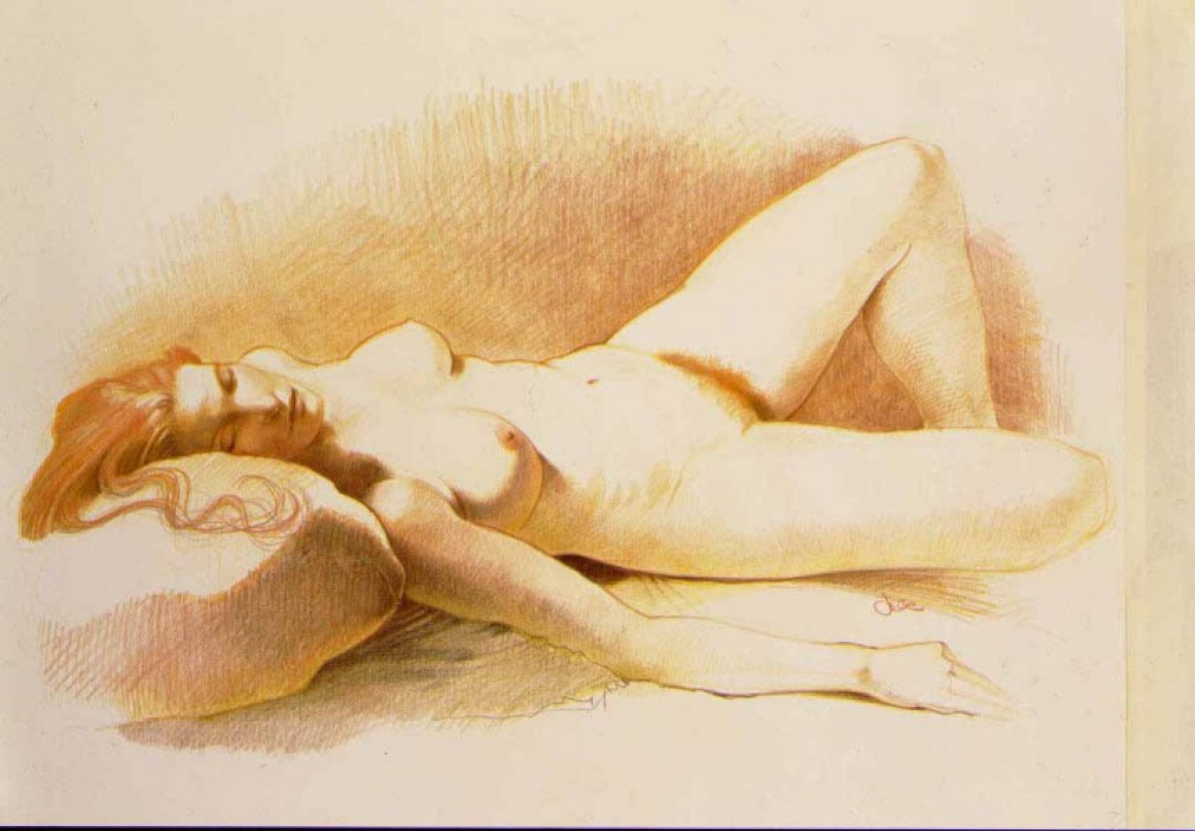 Nude sleeping by Julie Bell: History, Analysis & Facts | Arthive