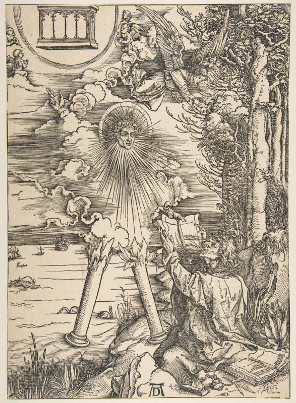 Albrecht Dürer. St. John devours the book