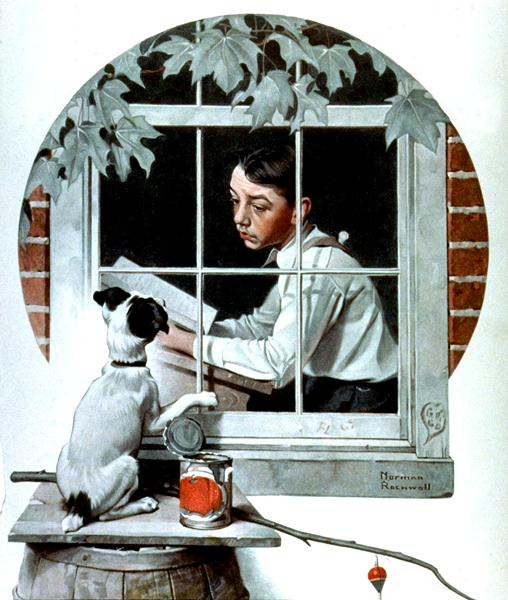 Norman Rockwell. In prison