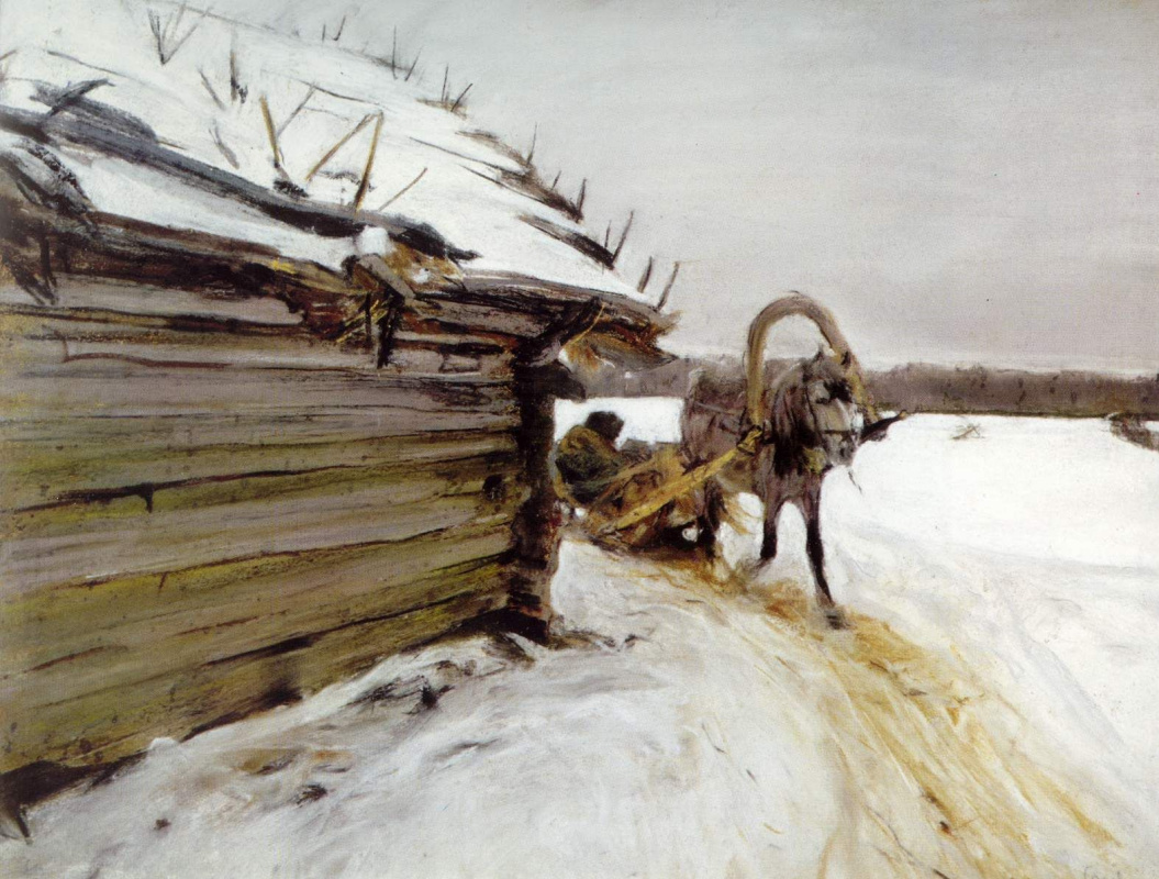 Valentin Aleksandrovich Serov. In the winter