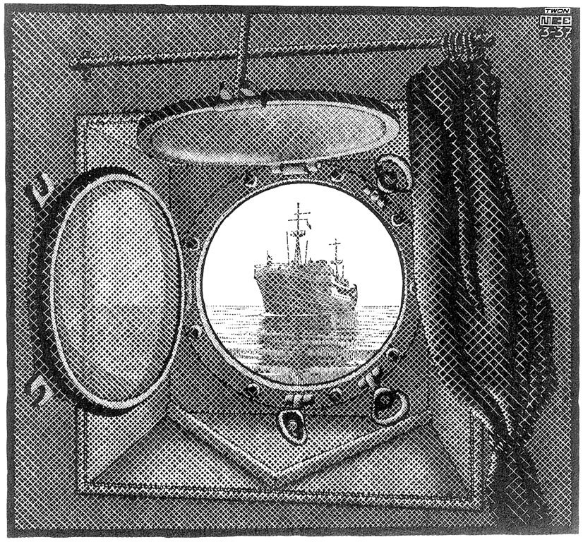 Maurits Cornelis Escher. Porthole