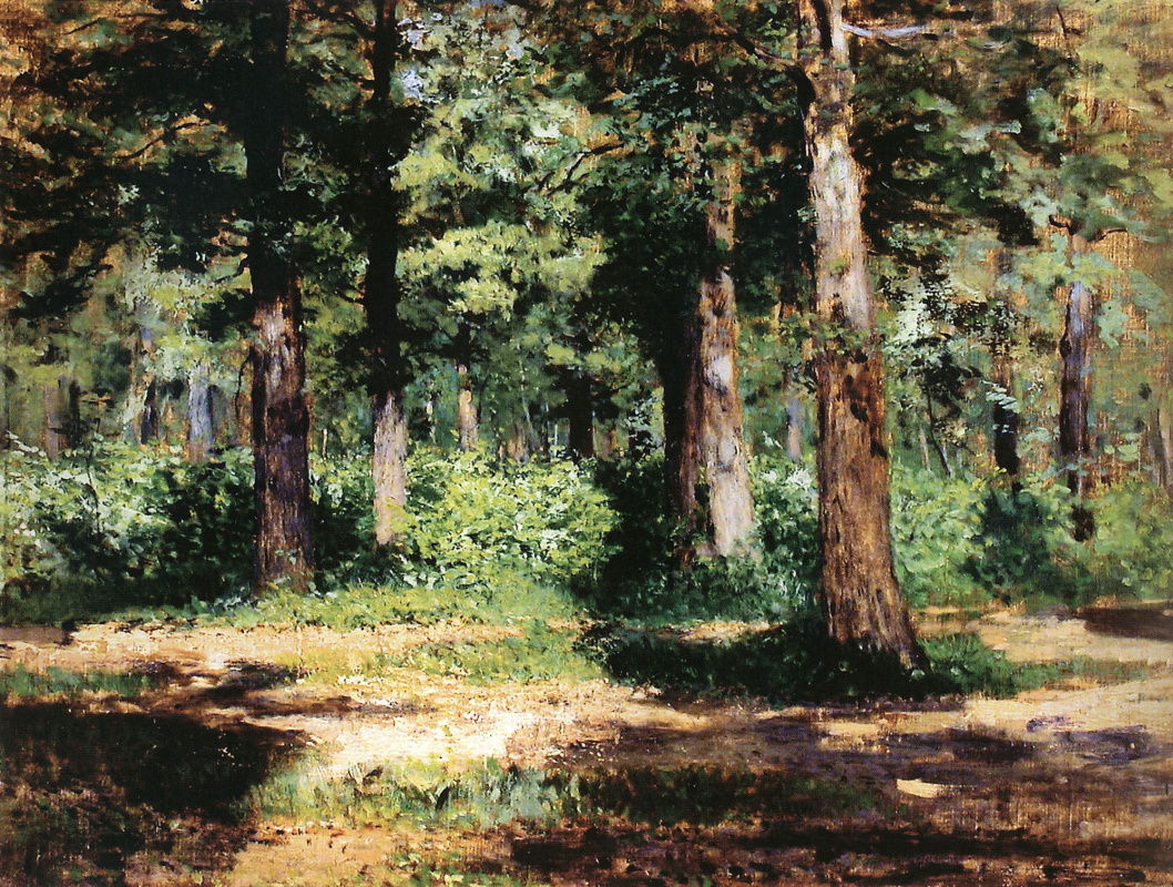 Isaac Levitan. Forest. Sunny day