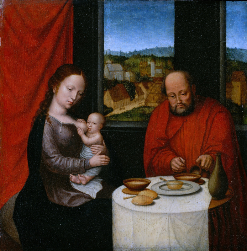 Unknown artist. Holy family. The second half of the 16th century