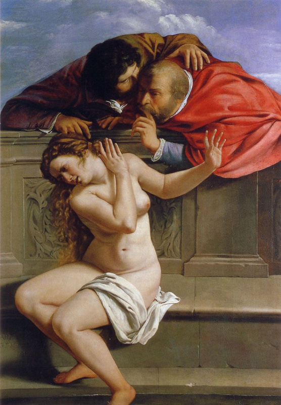 Artemisia Gentileschi. Susanna and the Elders