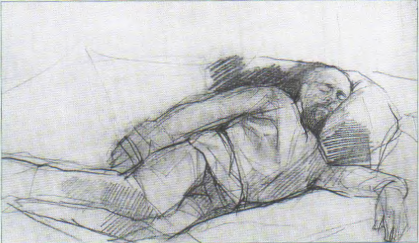 Valentin Aleksandrovich Serov. The sleeping portrait of Savva Mamontov